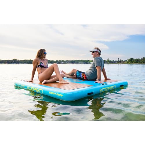 O'Brien Inflatable Floating Party Deck 7ft x 7ft Blue