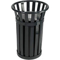 Witt Company M2000-BK Oakley Slatted Steel Ash Urn 17" Dia. x 26" H Black