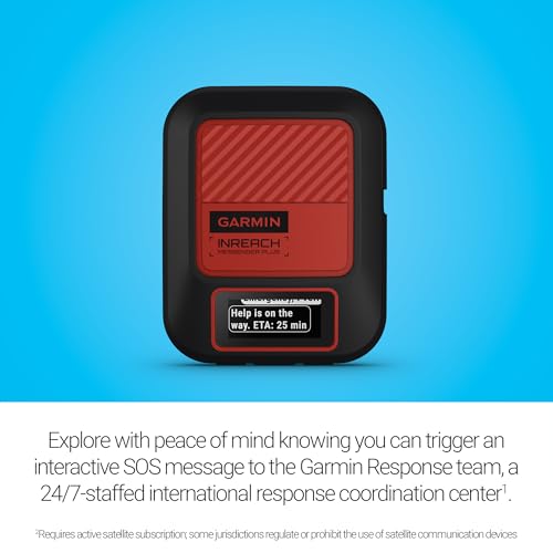 Certified Brands Garmin inReach Messenger Plus GPS Satellite Communicator with SOS Messaging - Signature Gift Bundle