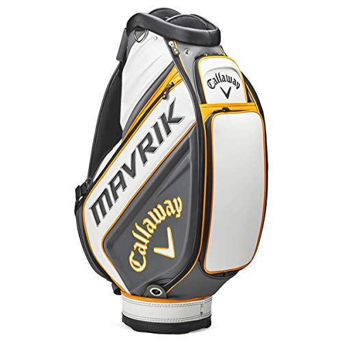 Callaway Men's Golf 2020 Mavrik Staff Bag - Black/White/Orange
