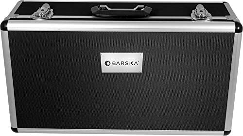 BARSKA Encounter 20x40x100 Waterproof Jumbo Binoculars with Hard Case Silver