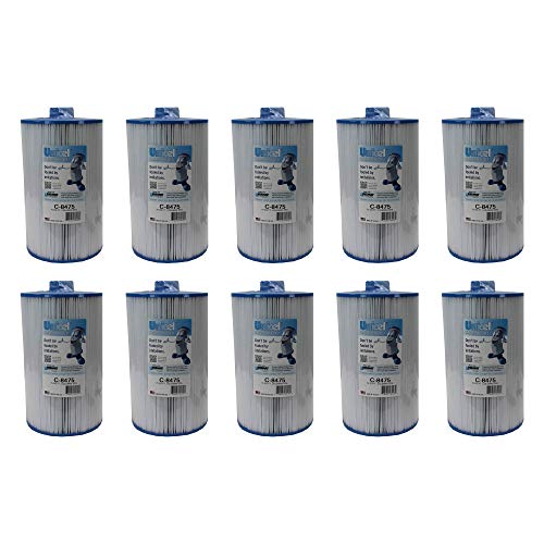 Unicel Spa Filter Cartridge 75 Sq Ft 10 Pack White
