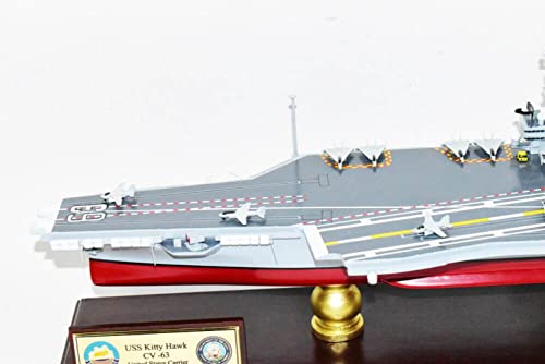 Squadron Nostalgia LLC USS Kitty Hawk CV-63 Aircraft Carrier Model 24 Inch Navy