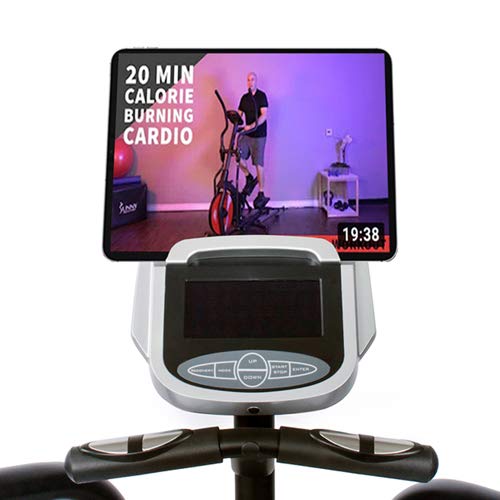 Sunny Health & Fitness Electric Elliptical Trainer with Programmable Monitor - SF-E3875 Black