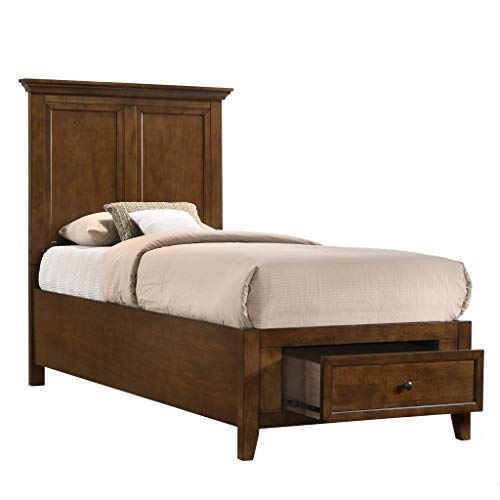 Carefree Home Furnishings Intercon San Mateo Youth Twin Storage Bedroom Set Tuscan Finish