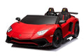 Freddo 24V Lamborghini Aventador Brushless 2-Seater Ride-On Car Red