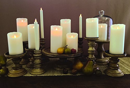 Boston Warehouse Mystique Flameless Candle Ivory 8" Taper