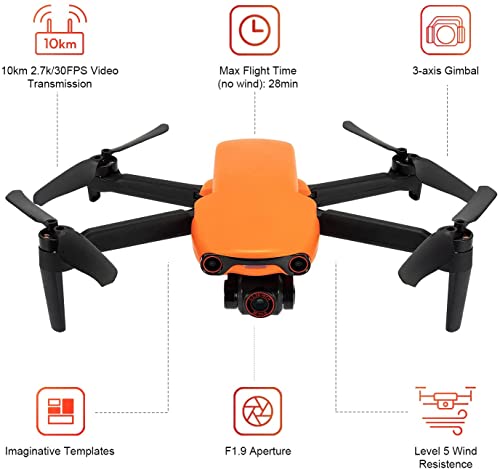 Autel Robotics EVO Lite Drone Quadcopter 4K Camera Orange