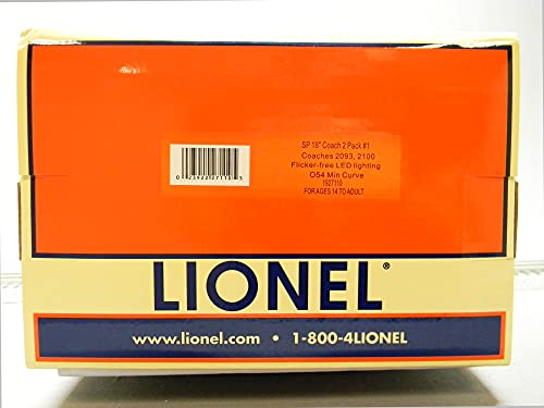Lionel SP 18" Passenger Coaches 2-Pack