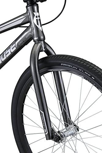 Mongoose Title Pro XXL BMX Race Bike 24-inch Wheels Lightweight Aluminum Frame Charcoal Black Pro XXL