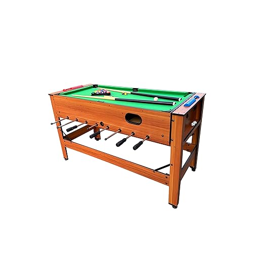 KICK Twain 48″ 2-in-1 Multi Game Table Brown