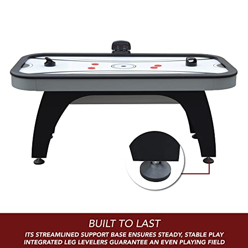 Hathaway Silverstreak Air Hockey Game Table Black