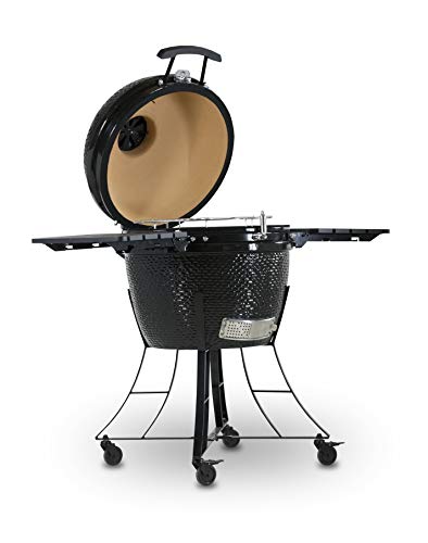 PIT BOSS Kamado BBQ Ceramic Grill Cooker 22 Inch Black