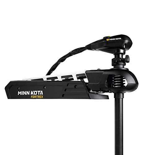 Minn Kota Fortrex 112 lb Thrust Trolling Motor with Dual Spectrum Chirp Sonar Foot Control Black