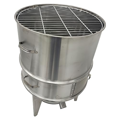 Banfluxion 3-Tier Commercial Charcoal Roast Duck Oven Stainless Steel Silver