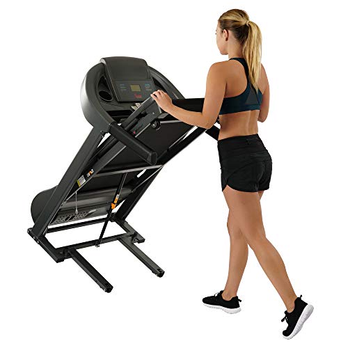 Sunny Health & Fitness T7643 Heavy Duty Walking Treadmill Gray
