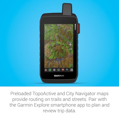 Garmin Montana® 760i Rugged GPS Handheld Navigator Black