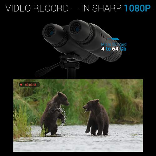 Force Technologies ATN Binox 4K 4-16X Smart Ultra HD Day/Night Binoculars with Laser Rangefinder Black