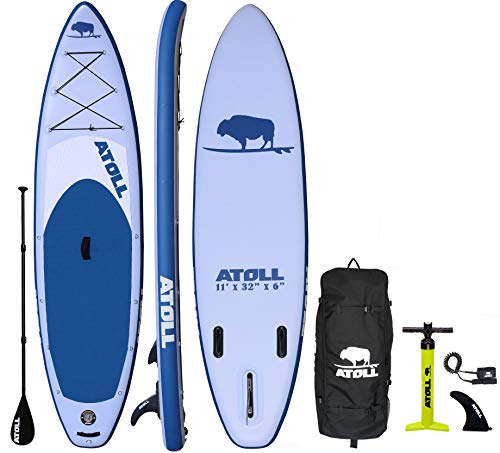 Atoll Inflatable Paddle Board Light Blue