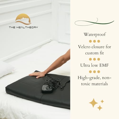 The Healtheory Refresh Infrared Sauna Blanket Black