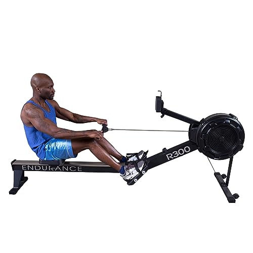 Body-Solid Endurance R300 Air Resistance Rower Black