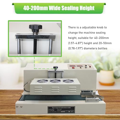 Yokoma Continuous Induction Sealer Desktop Bottle Cap Sealing Machine 220V