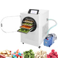 HNZXIB ZZKD -60℃ Vacuum Freeze Dryer Machine for Home, Food Grade White
