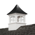 Good Directions Westport Vinyl Aluminum Roof Square Cupola 42" x 66" White and Black