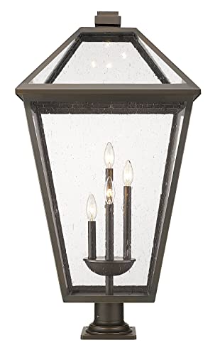 Z-Lite Talbot Outdoor Post 4-Light 240 Watts Oil Rubbed Bronze