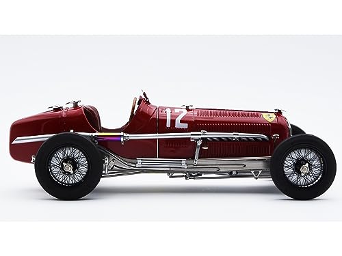 CMC M-226 Tipo B (P3) Red Cutoff Model 1/18 Diecast Car Limited Edition with Display Case