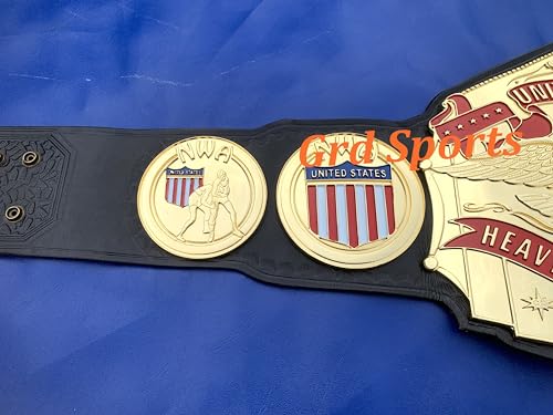 Grd Sports CNC HD NWA United States Heavyweight Wrestling Championship Belt Black