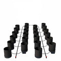 AutoPot 24 Pot GeoPot System with 3 Gallon Fabric Pots Black