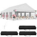 DWVO 20x30 ft Heavy Duty Party Tent with Removable Sidewalls White
