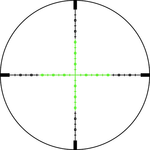 Trijicon Credo 3-9x40 SFP Riflescope with Green MIL-Square Reticle Matte Black