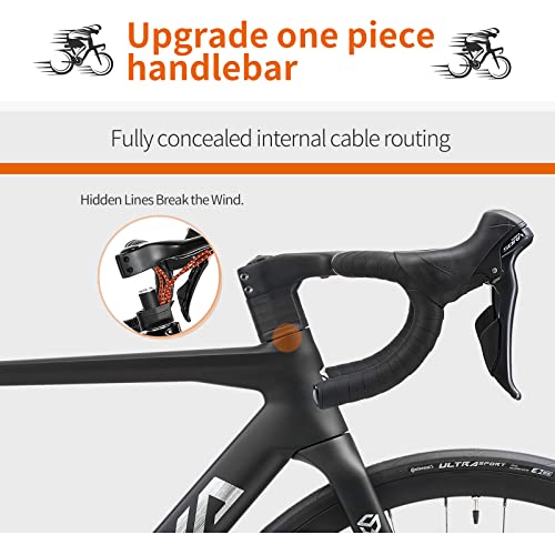 SAVADECK Carbon Disc Road Bike Black