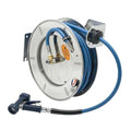 T&S Brass Open Hose Reel Stainless Steel 1/2" X 50' with 7/16" Rear Trigger Water Gun