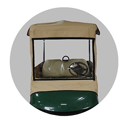 DOORWORKS GOLF CART ENCLOSURES Golf Cart Cover Tan