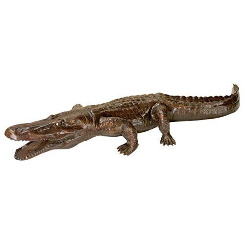 Design Toscano Prowling Alligator Cast Bronze Garden Statue Bronze