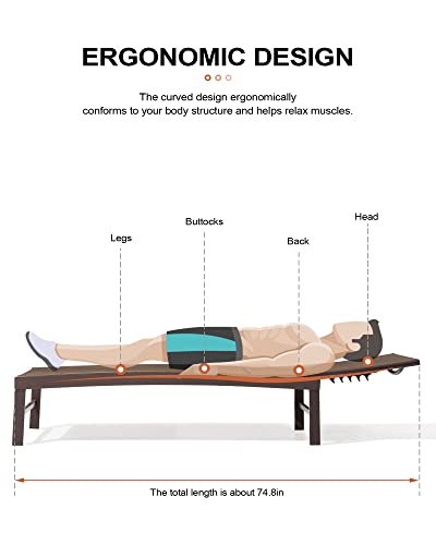 Crestlive Products 4PCS Outdoor Chaise Lounge Chairs Set with Side Tables, Adjustable Recliner Brown