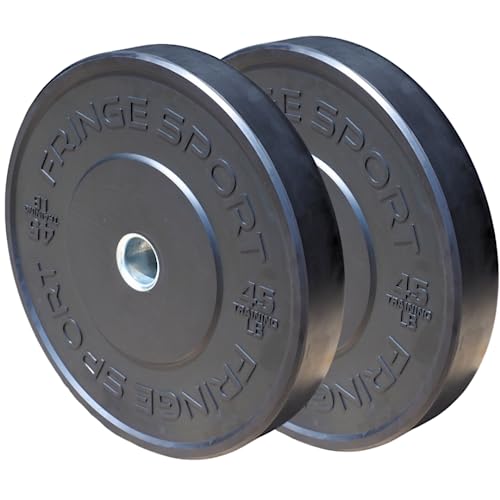 OneFitWonder Bumper Plate Set 190 lbs Black