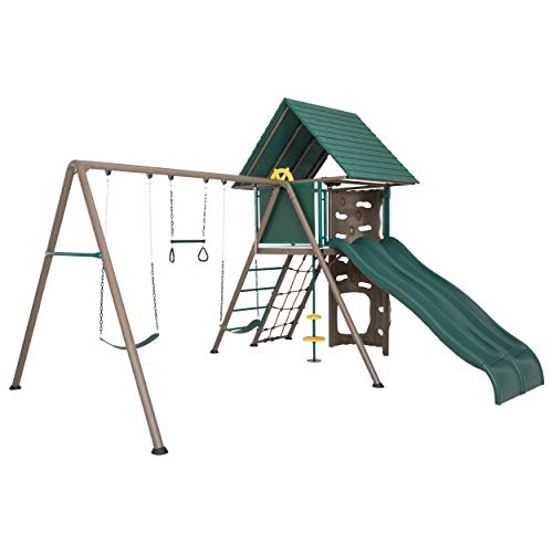 Lifetime Big Stuff Adventure Swing Set Brown/Green