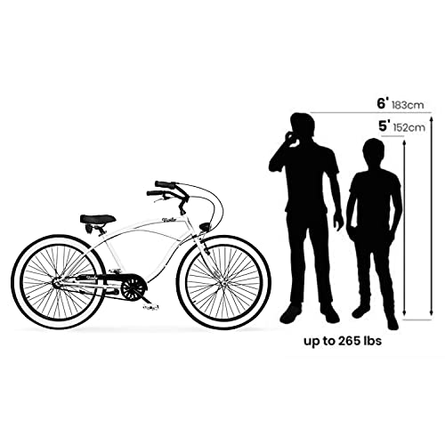 Vivelo Rider X Beach Cruiser for Men 26-Inch Clyde