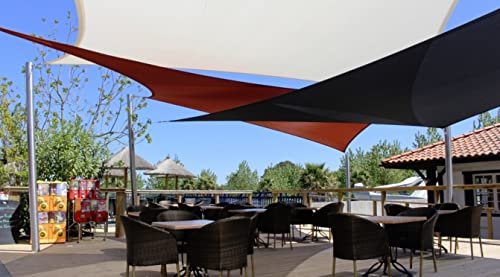 Sentinel Shade Systems Summit Series Rectangle Shade Sail Graphite Grey