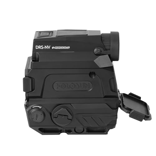 HOLOSUN DRS-NV Digital Rifle Sight with Night Vision, Red Dot Sight, 2 MOA Dot & 65 MOA Circle Reticle Black