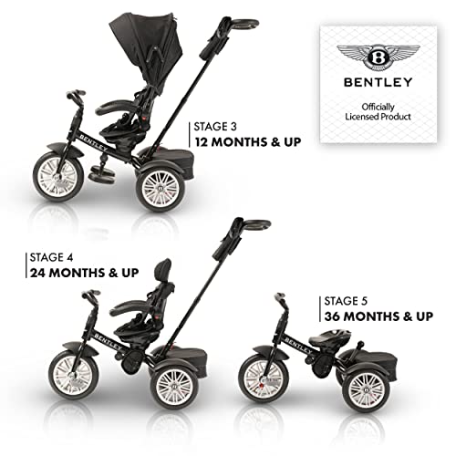 POSH BABY & KIDS Bentley Kids Trike 6-in-1 All Terrain Onyx Black