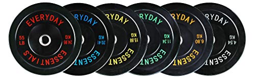 BalanceFrom Olympic Bumper Plate Weight Plate Black