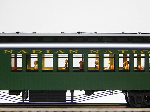 LIONEL TRAINS Canadian National Wood Passenger 2 Pack O Gauge Natural Color