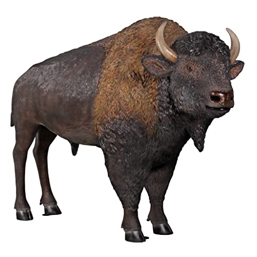 Design Toscano Large Scale Buffalo of The Great Plains Statue Full Color