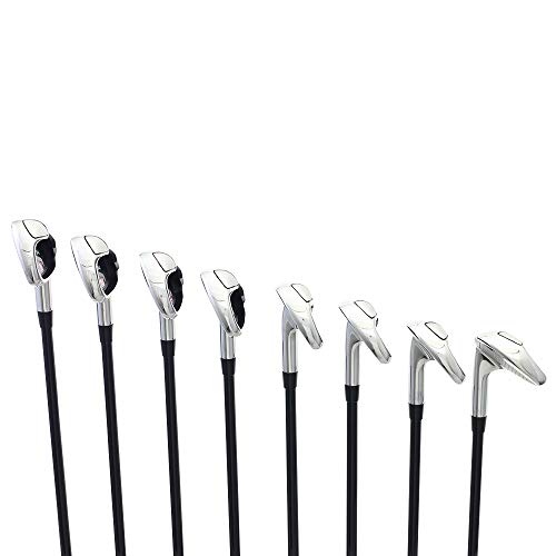 Majek K6 Iron Set +1" Over Big & Tall Senior Men's 8-Piece Set Right Handed Senior Flex A Flex Club with Arthritic Grip