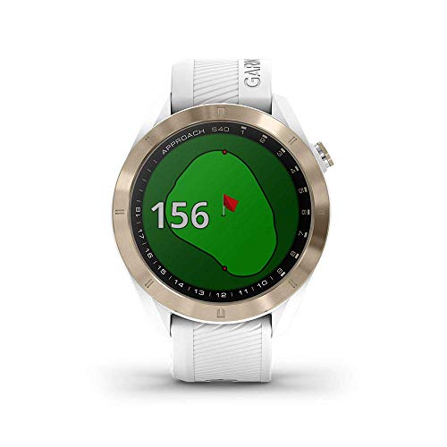 Garmin Approach S40 Golf Smartwatch Light Gold/White